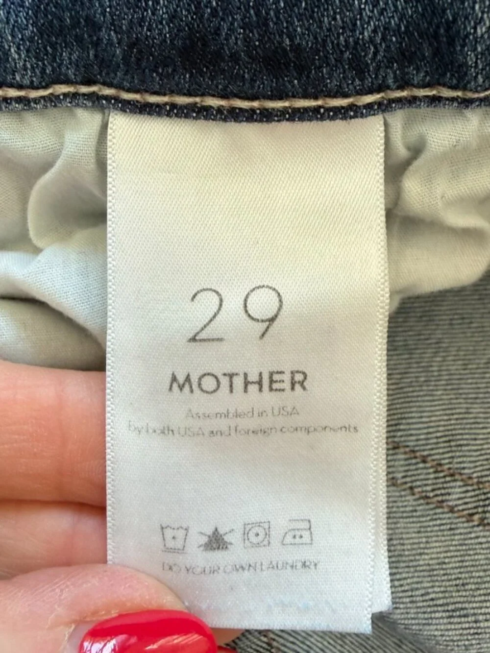 MOTHER Insider Step Chew Jeans Destroyed 29